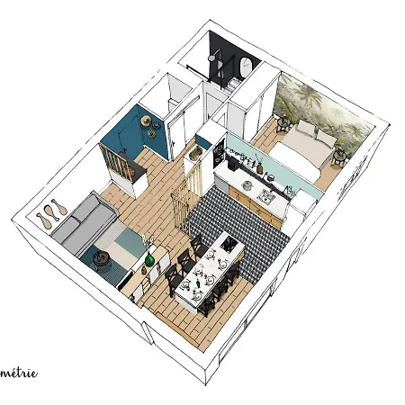 Appartement Ilunabarra - Calme, Vue Mer, Parking - Wifi&netflix Ciboure